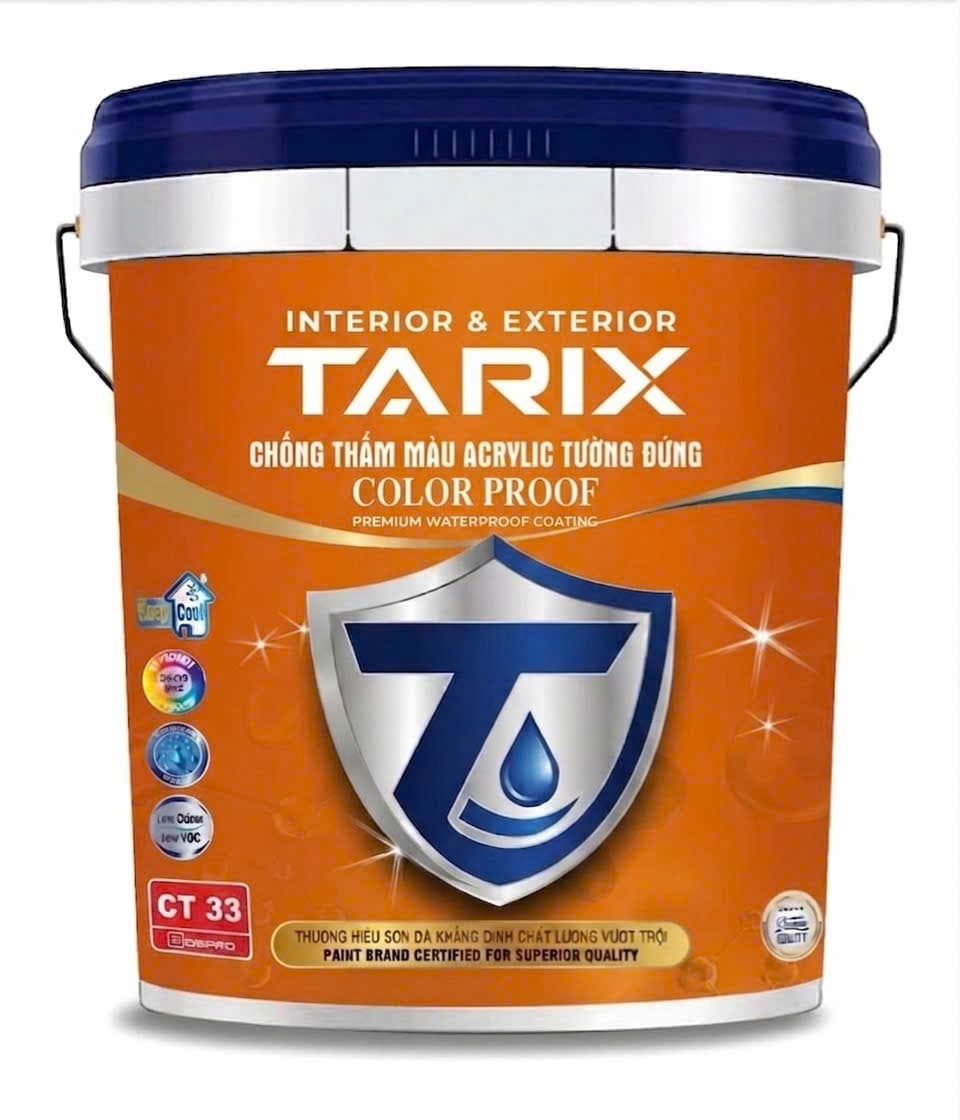 TARIX CT3  |  Chống Thấm Màu Acrylic Tường Đứng